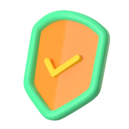 Assurance argent  3D Icon