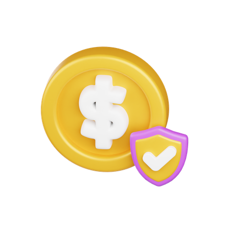 Assurance argent  3D Icon