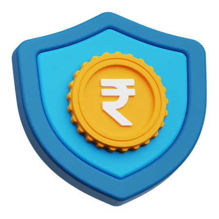 Assurance argent  3D Icon