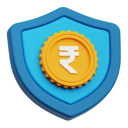 Assurance argent  3D Icon