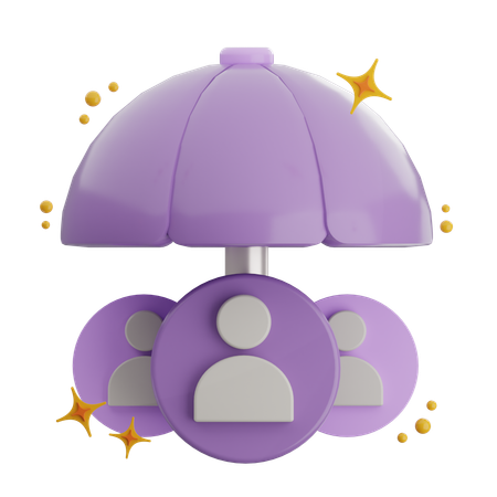 Assurance argent  3D Icon