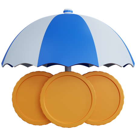 Assurance argent  3D Icon