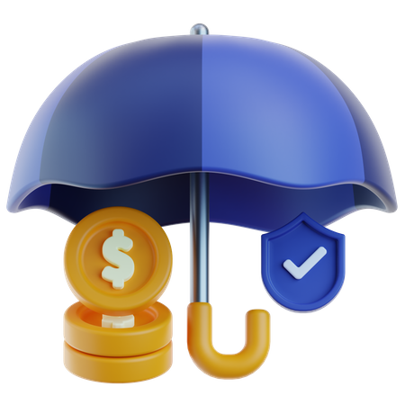 Assurance argent  3D Icon