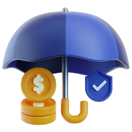 Assurance argent  3D Icon