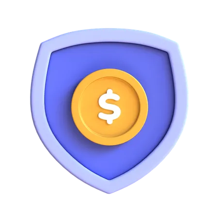 Assurance argent  3D Icon