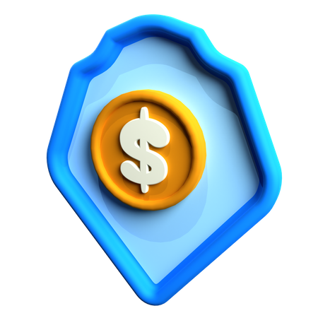 Assurance argent  3D Icon