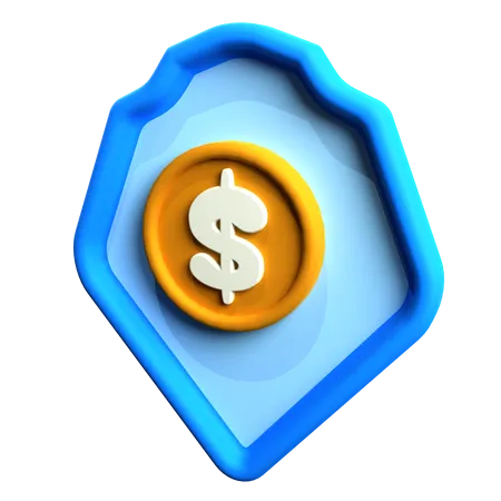 Assurance argent  3D Icon