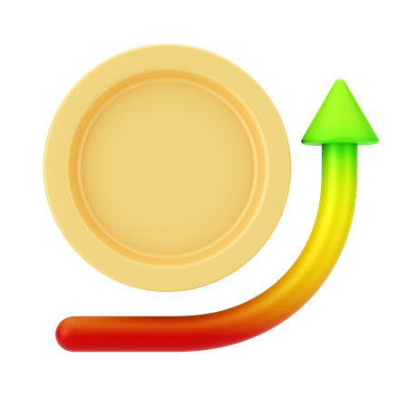 Profits en argent  3D Icon