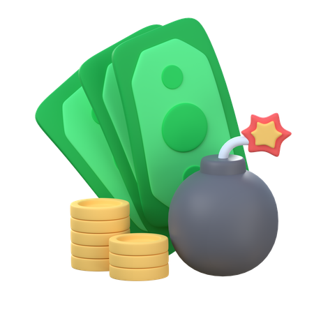 Bombe à argent  3D Icon