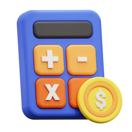 Calcul d'argent  3D Icon