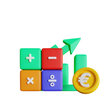 Calcul d'argent  3D Icon