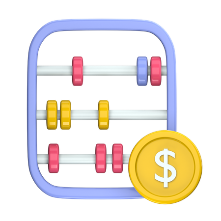 Calcul d'argent  3D Icon