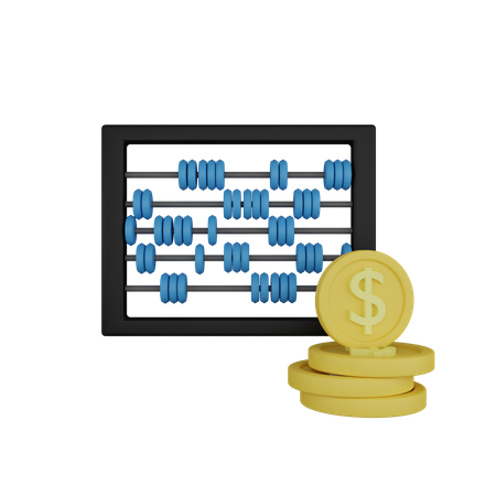 Calcul d'argent  3D Icon