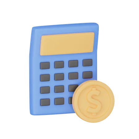 Calcul d'argent  3D Icon