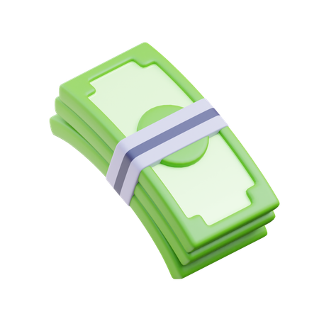 Argent, dollars  3D Icon