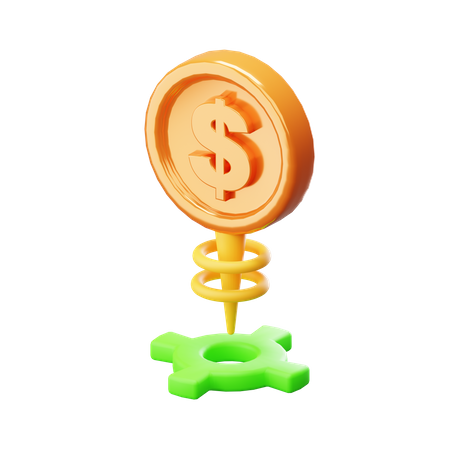 Emplacement de l'argent  3D Icon