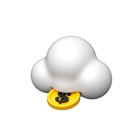 Argent en nuage  3D Icon