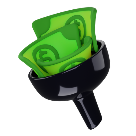 Entonnoir d'argent  3D Icon