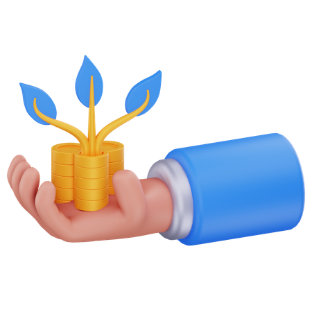 Investissement monétaire  3D Icon