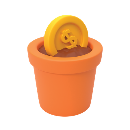 Investissement monétaire  3D Icon