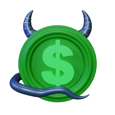 Mauvais argent  3D Icon