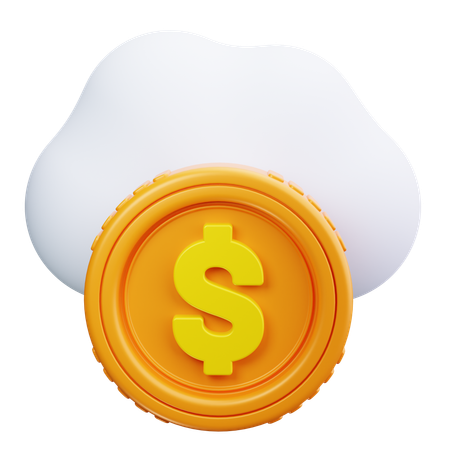 Argent en nuage  3D Icon