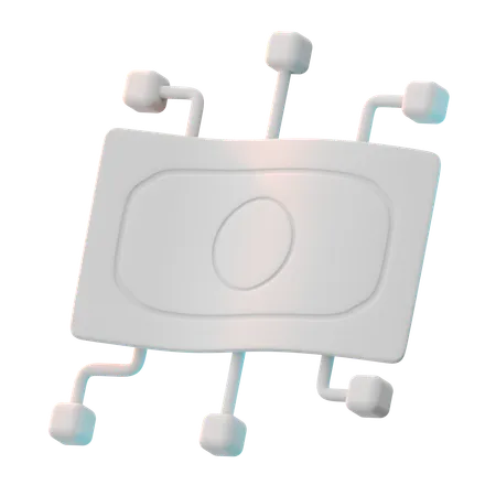 Argent numérique  3D Icon