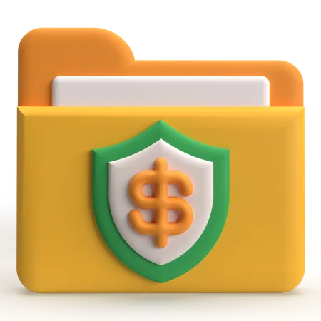 Sécurité financière  3D Icon