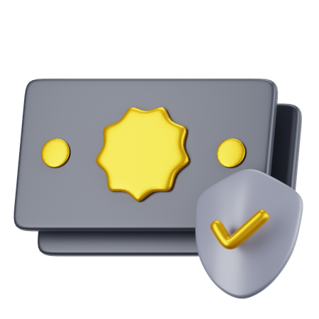 Sécurité financière  3D Icon