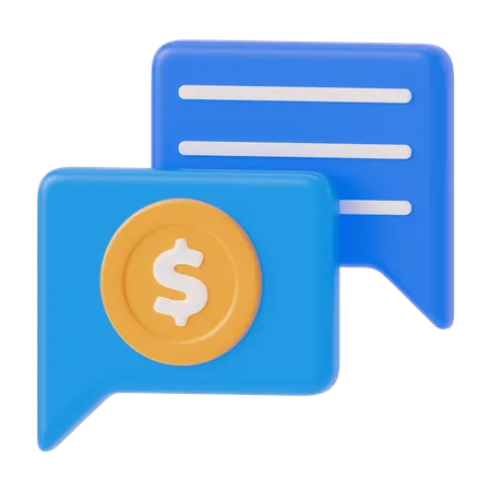 Parler d'argent  3D Icon