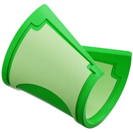 Argent tordu  3D Icon