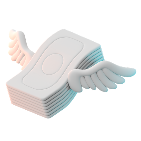 Argent volant  3D Icon