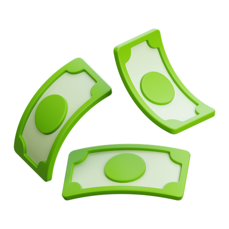 Argent volant  3D Icon