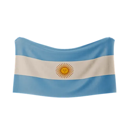 Bandeira argentina  3D Icon