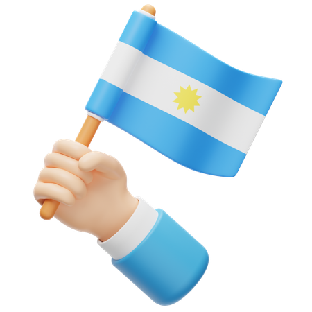 Argentina Flag  3D Icon