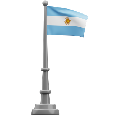 Argentina Flag  3D Icon