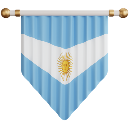 Argentina Flag  3D Icon