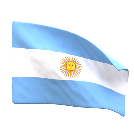 Argentina Flag  3D Icon