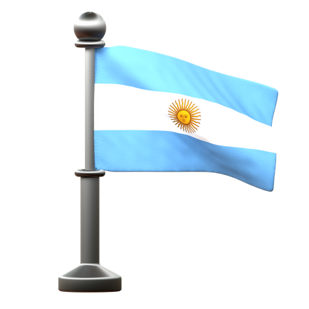 Argentina Flag  3D Icon