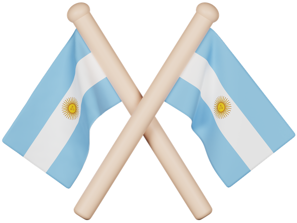 Argentina Flag 3D Icon