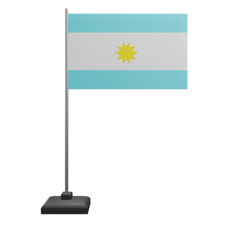 アルゼンチンの国旗  3D Icon