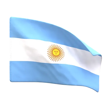 Argentina Flag  3D Icon