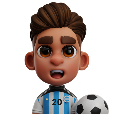 Argentina Player  3D Icon