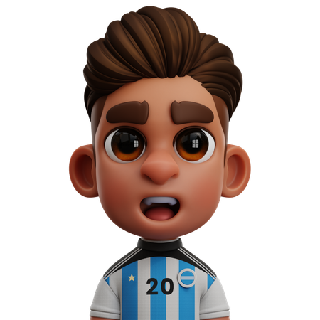 Argentina Player 3D Icon