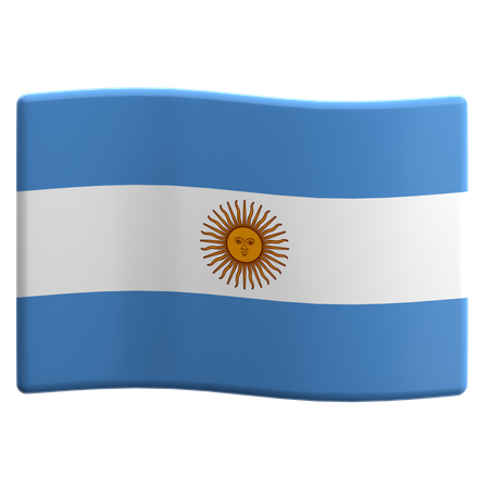 Argentine  3D Icon