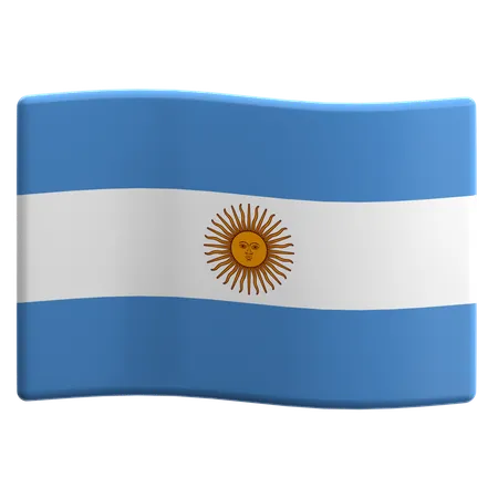 Argentine  3D Icon