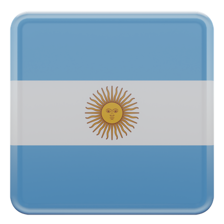 Argentinien flagge  3D Flag