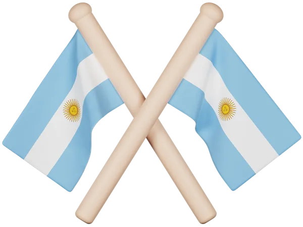 Argentinien flagge  3D Icon