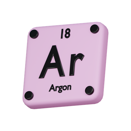 Argon  3D Icon