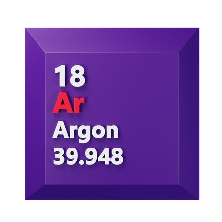 Argon  3D Icon